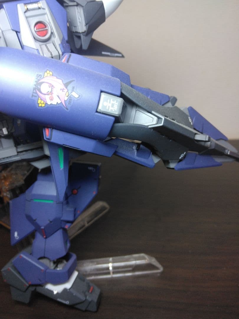 HGガンダムTR-1 ハイゼンスレイ・ラーⅡ全塗装完成品　改造品　　台座付