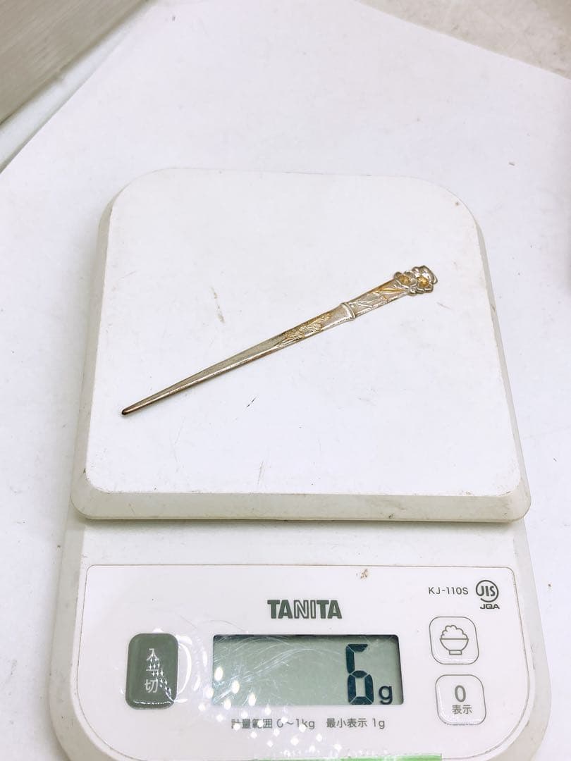 Y*e様 銀製 菓子楊枝 11本セット 箱付き 鶴 梅 アンティーク 和装