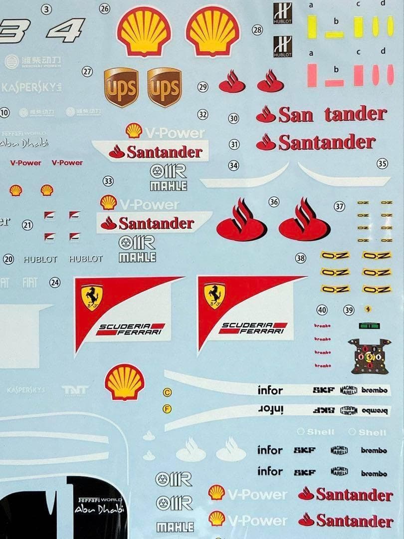 フジミ 1/20 フェラーリF138 中国GP仕様 フェルナンド・アロンソ