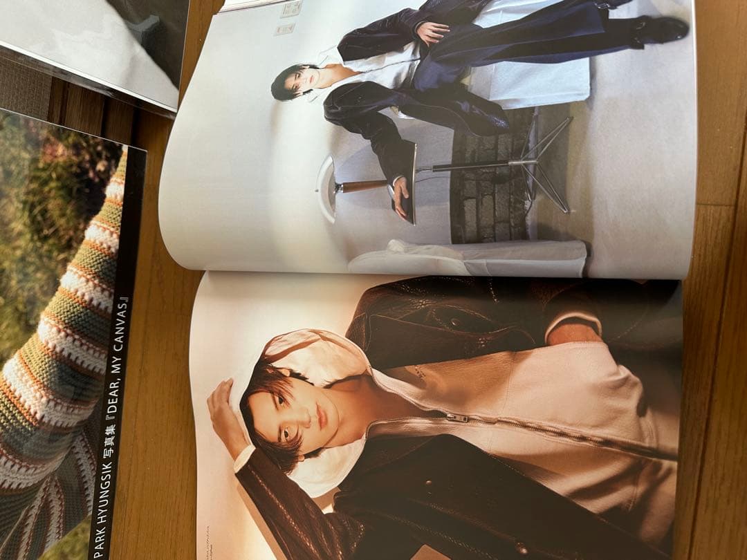 パクヒョンシク　Singls雑誌とビッグプロマイド3枚