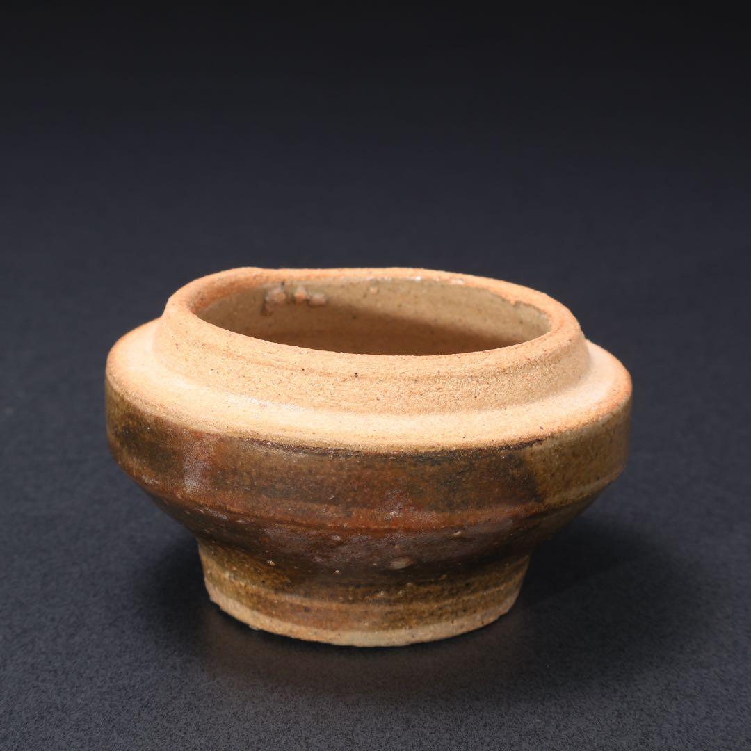 浜田庄司 鉄絵とうきび文合子 人間国宝 香合 R1613K2