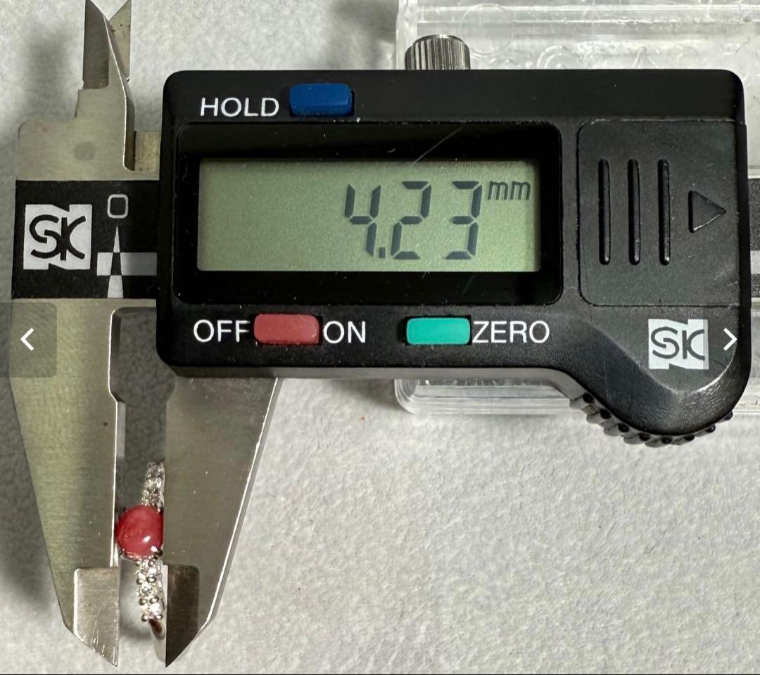 フテネンコ　コンクパール　0.49ct Pt リング（No.8195）