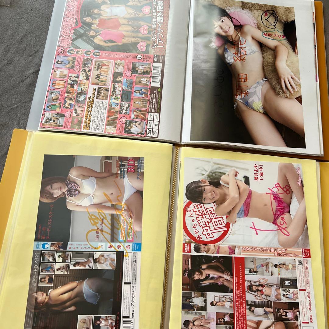 グラビアアイドル　DVD 表紙　直筆サイン入り　大量セット　100人以上