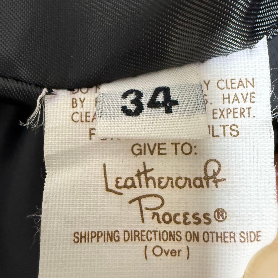 schott USA製 2way ファーインナー付き レザージャケット 34