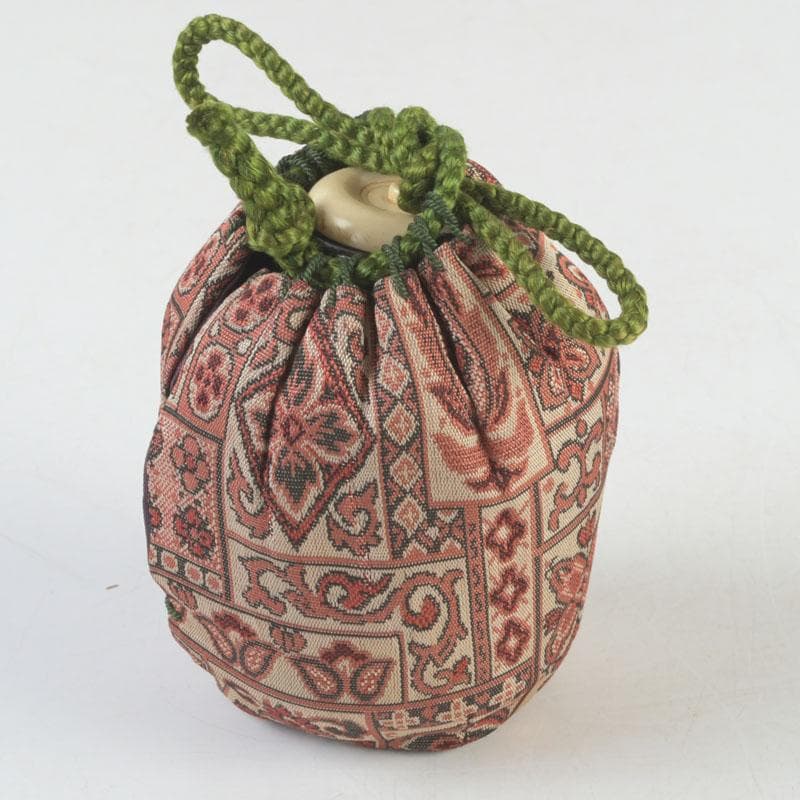 茶道具 瀬戸焼 古瀬戸 茶入 仕覆付 V 9680