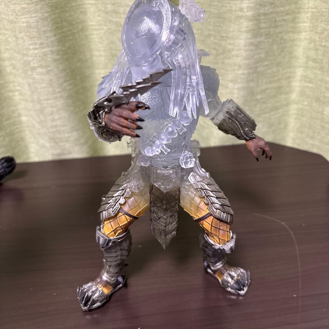 3体セット　AVP プレデター リアル フィギュア クリア　ブラック