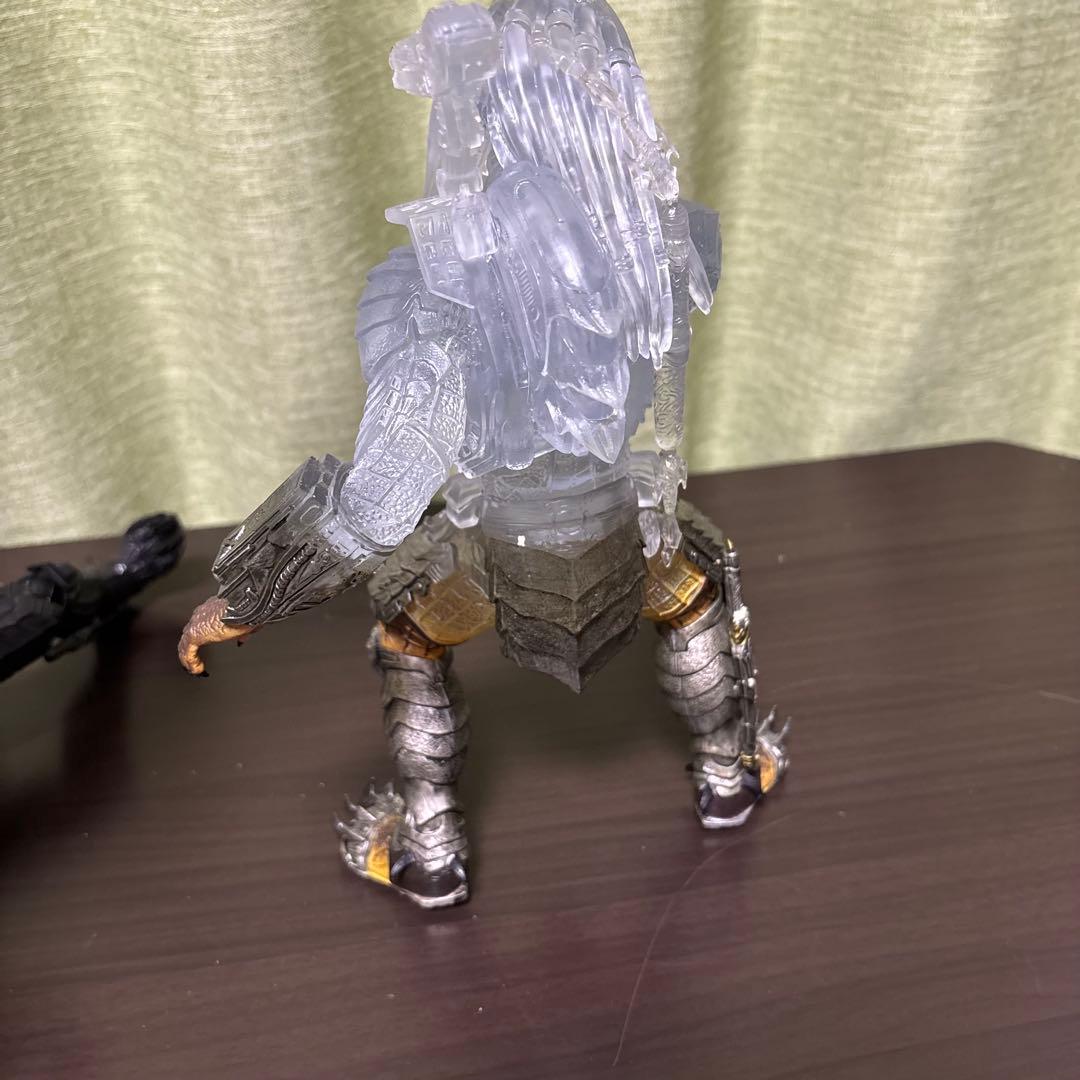 3体セット　AVP プレデター リアル フィギュア クリア　ブラック