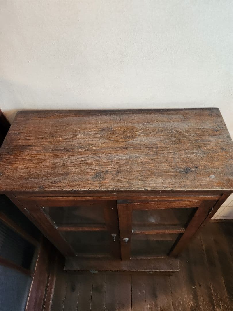 T4【送料込み】活版印刷所から出た木のタンス【古道具】【活版印刷