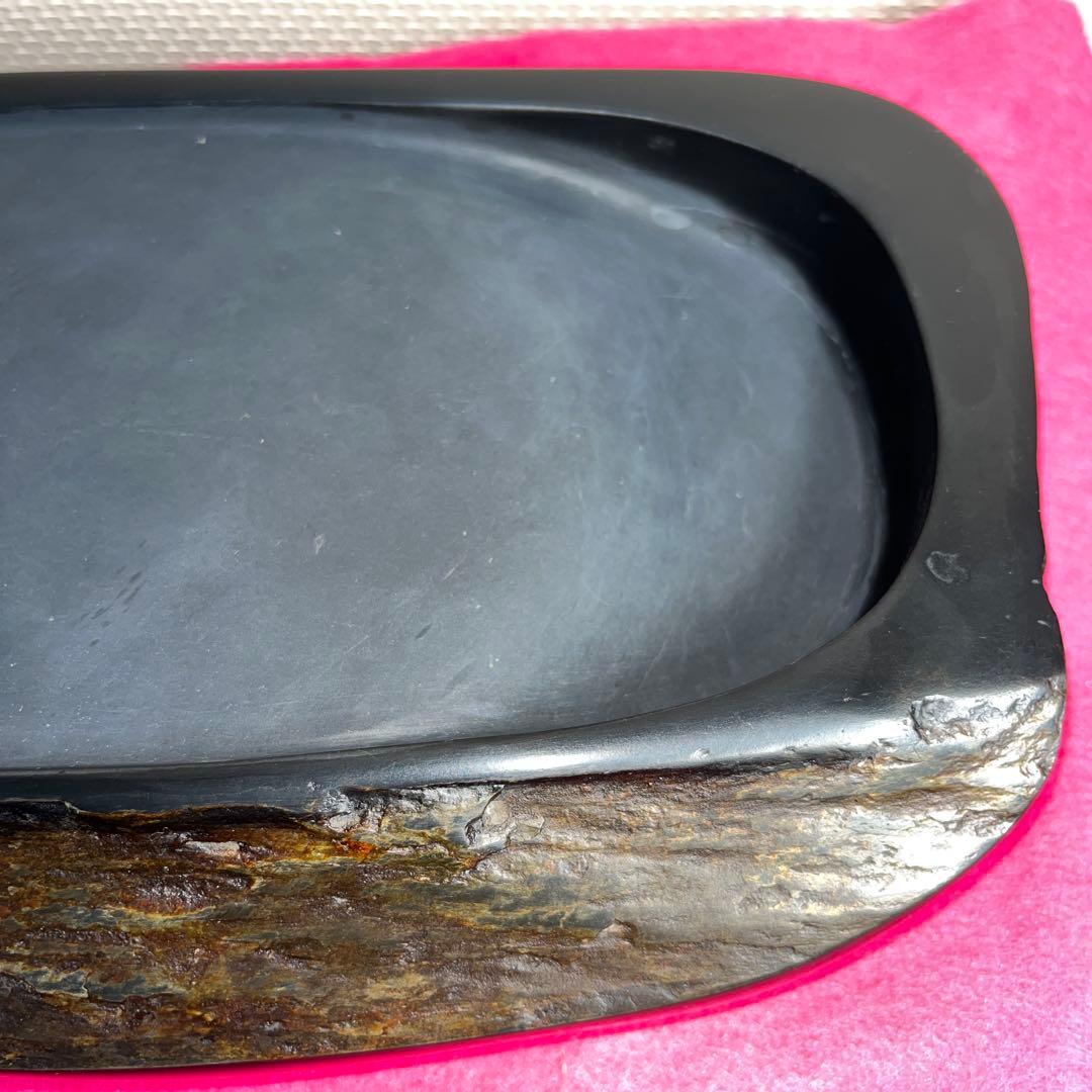 ⭕️土佐硯　大型な天然硯　三原硯製作所　21cm 2.6kg 飾って良し　美品