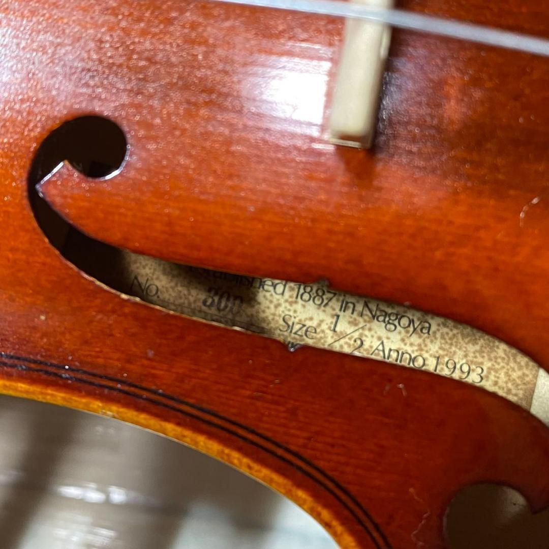 【弦新品】スズキ バイオリン No.300 1/2 1993年製 SUZUKI