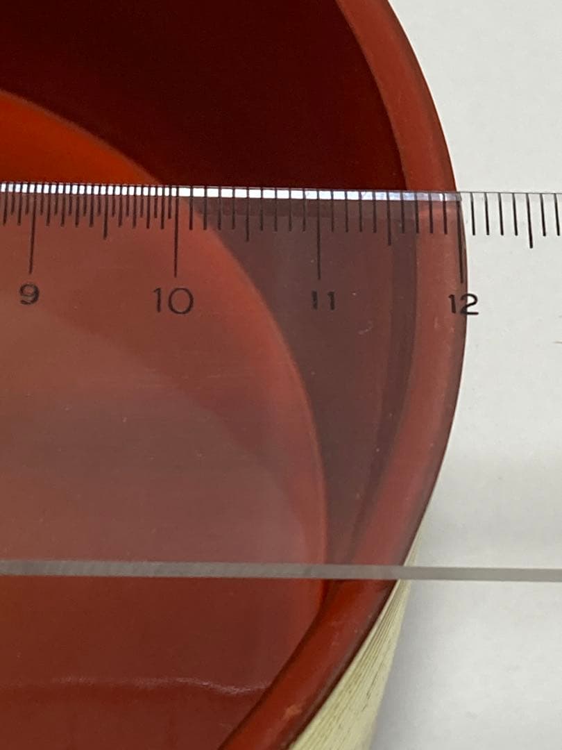 山田平安堂 翔鶴 二段重 直径12㎝ 金箔重箱 お弁当にも