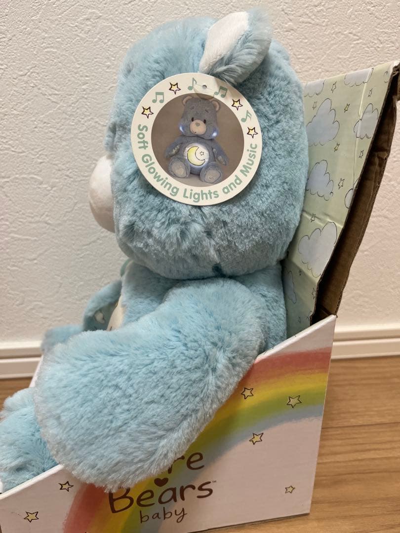 【日本未発売】値下げCare Bears ベビー　オルゴールぬいぐるみ【レア】