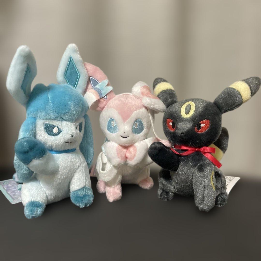 グレイシア ニンフィア ブラッキー ぬいぐるみセット イーブイ
