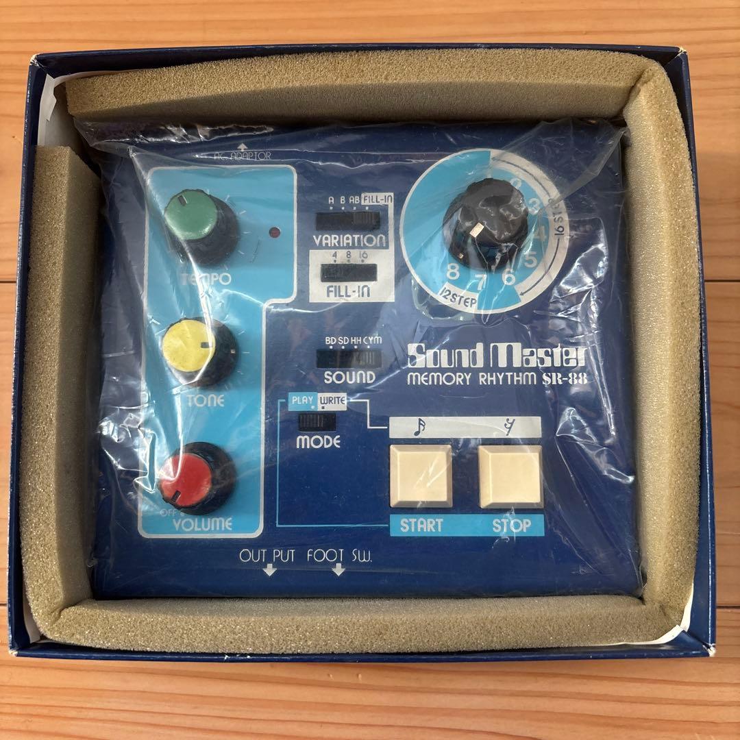 Sound Master SR-88 アナログドラムマシーン 箱/取説付美品珍品