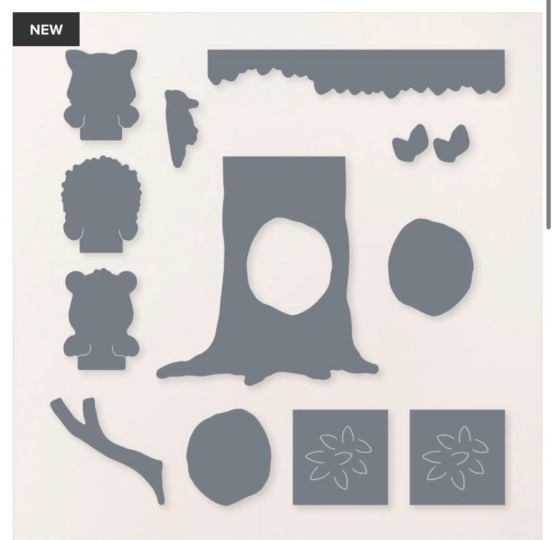 お値下♡未使用⭐︎新作可愛い動物達のスタンプ&ダイ スタン