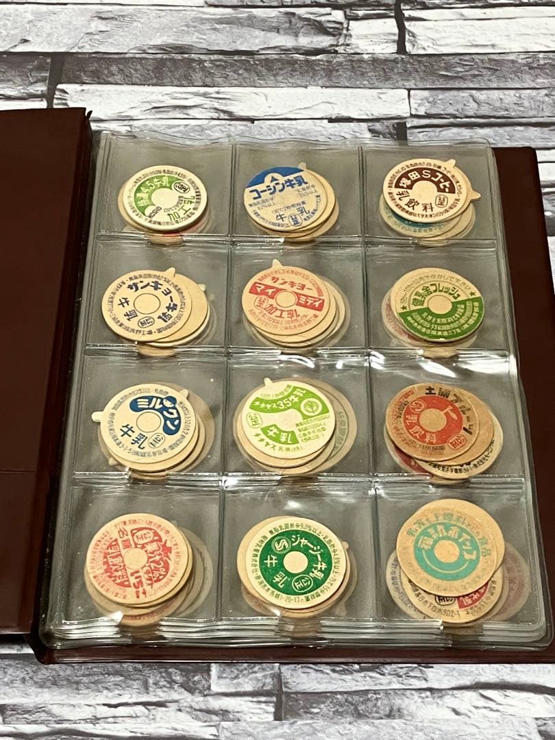 牛乳瓶のフタ　メンコ　蓋【154枚セット】 牛乳瓶のフタ メンコ 蓋【154枚セット】