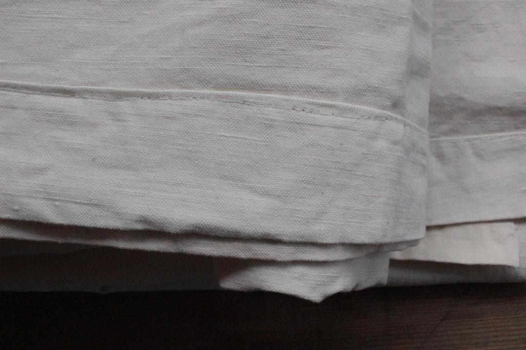 フランスアンティークイニシャル“BL”シーツモノグラム刺繍