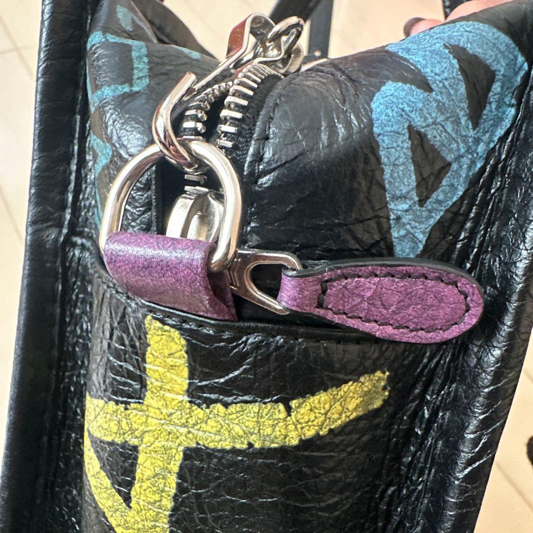 最終値下げ❗️バレンシアガ　トートバッグ　2way　バザール　Graffiti S