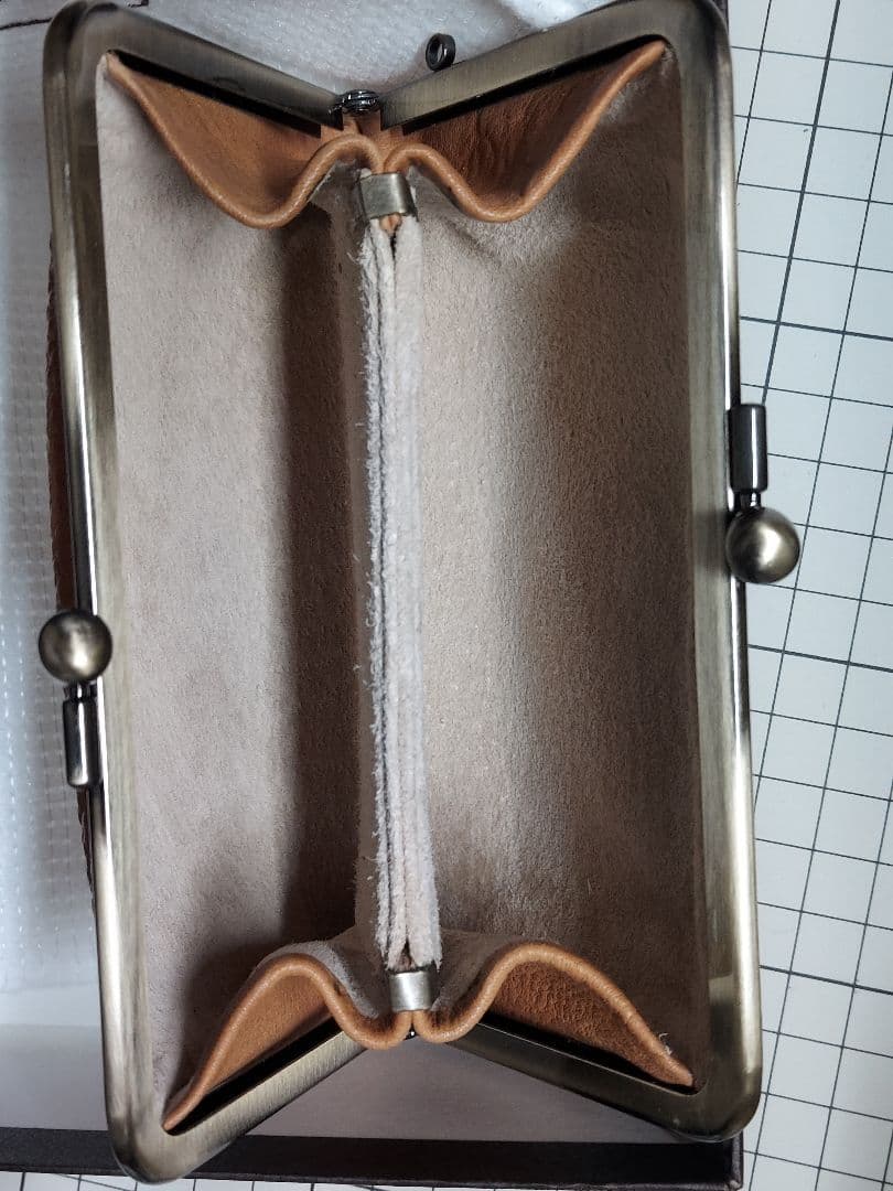 土屋鞄製造所　がま口財布　ブラウン　とてもキレイな状態です