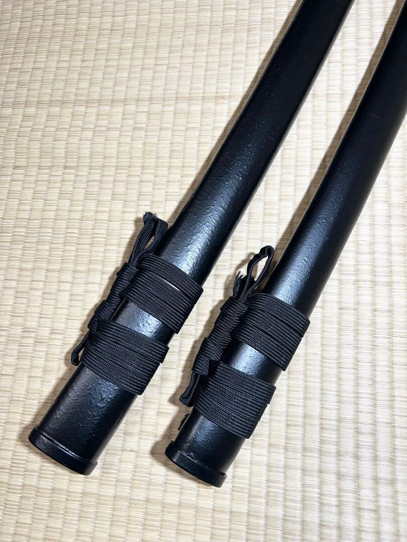 模造刀 太刀 脇差し 2本セット！　※刀身に樋あり（バラ売り不可）【M02】