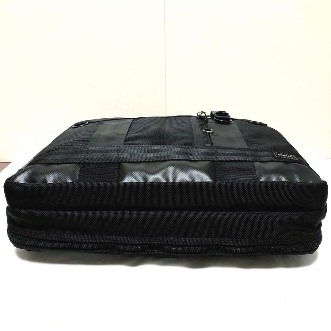 新品同様✨ポーターヒート ビジネスバッグ3way 2層 A4可 黒 吉田カバン