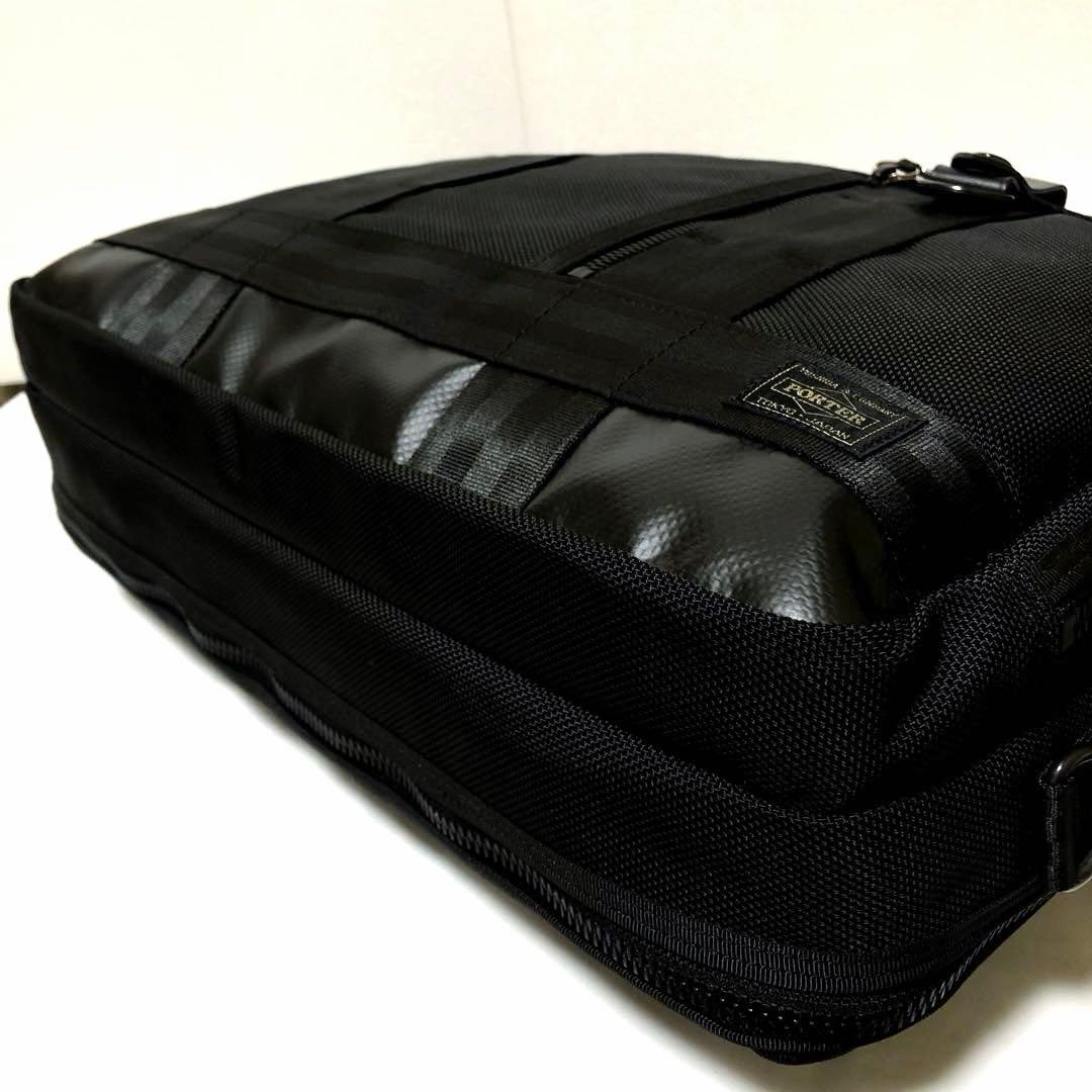 新品同様✨ポーターヒート ビジネスバッグ3way 2層 A4可 黒 吉田カバン