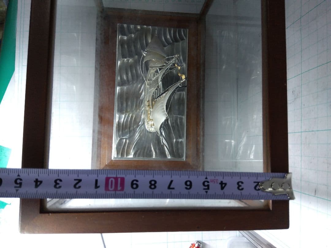 定価33万円】刻印 Silver 985 関武比古 銀製ヨット2本マスト 5号