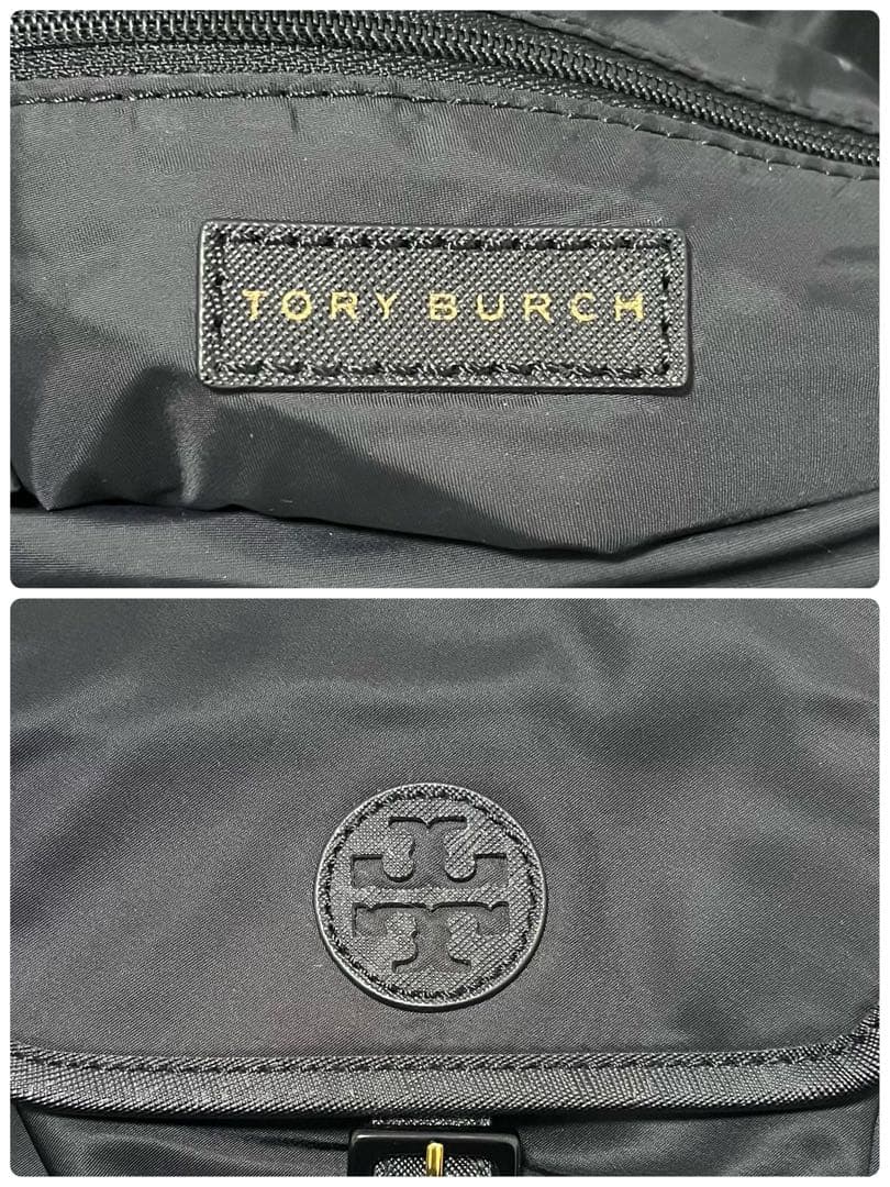 トリーバーチ 2way ショルダーバッグ エラ ブラック バケットバッグ 巾着