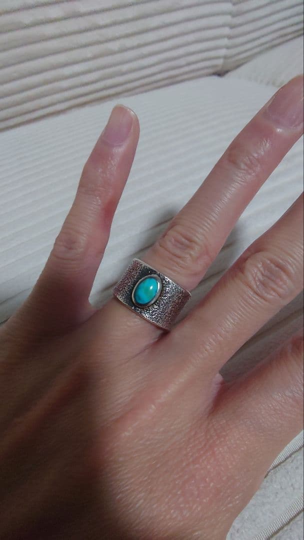 ダリルビゲイ　ターコイズリング　トゥファスキャスト