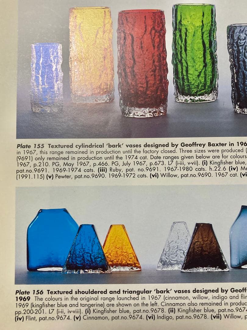 ビンテージ花瓶?(Whitefriars1966年) ビンテージ花瓶?(Whitefriars1966