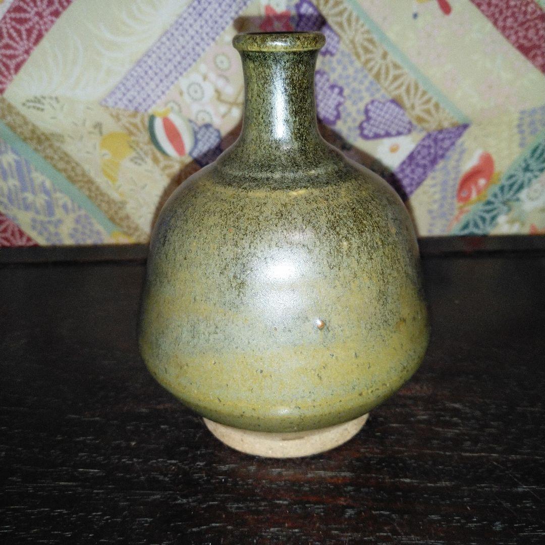 NO407 堤焼き　徳利　壺　時代物