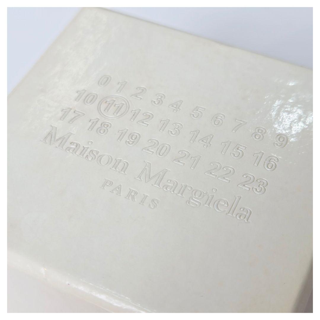 メゾンマルジェラ S55UQ0059 オニキス スクエア シグネットリング S