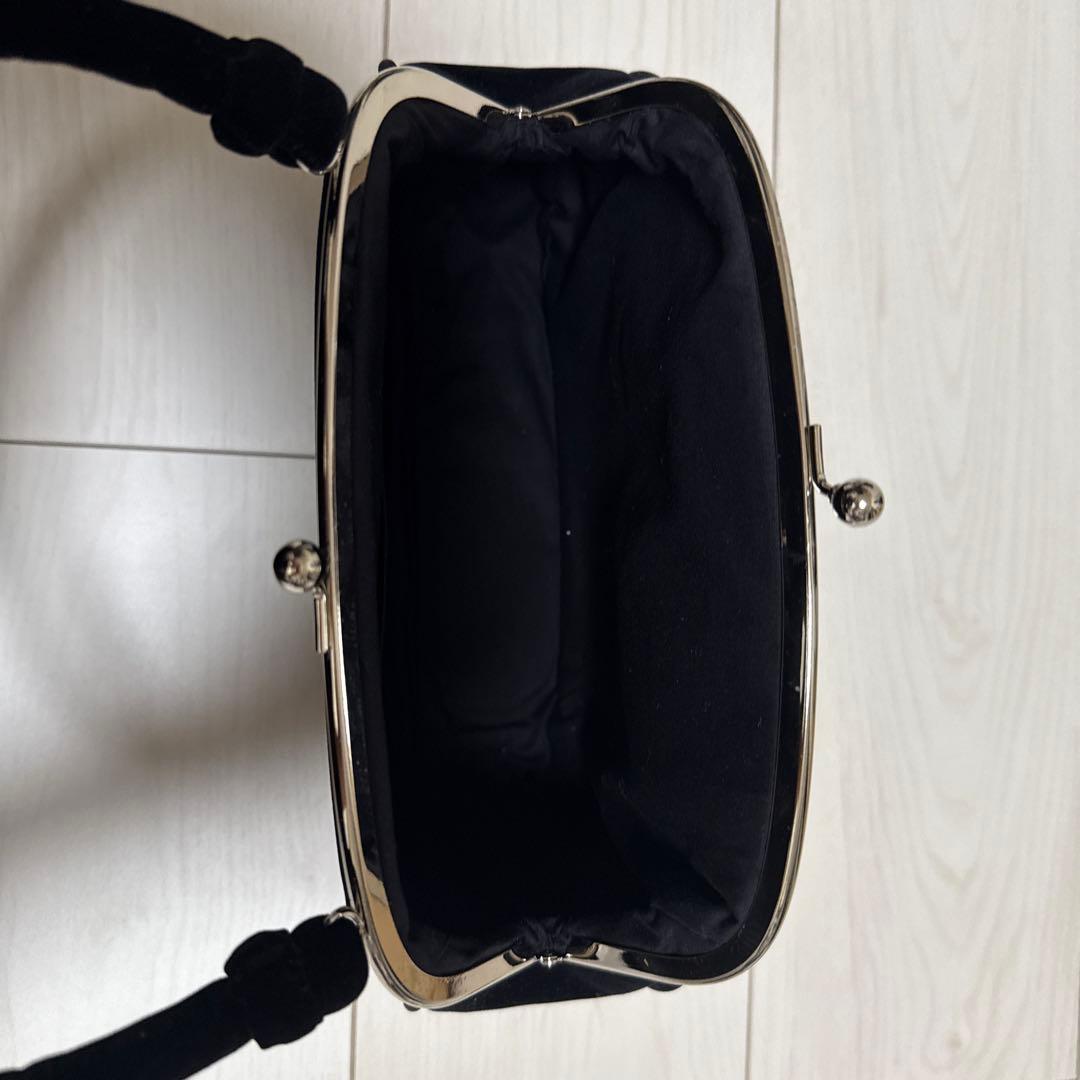 【タイルセール！！】黒の草履と花柄バッグのセット