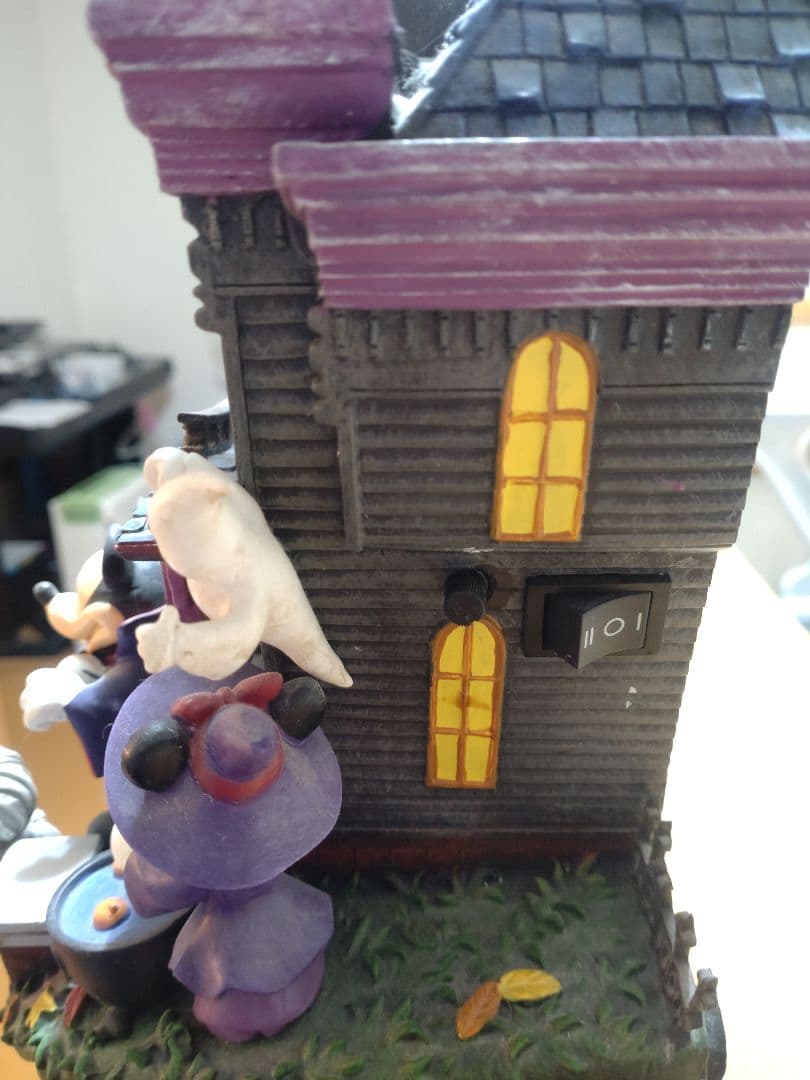 Disney　ミッキー 　ドナルド他ハロウィン掛時計