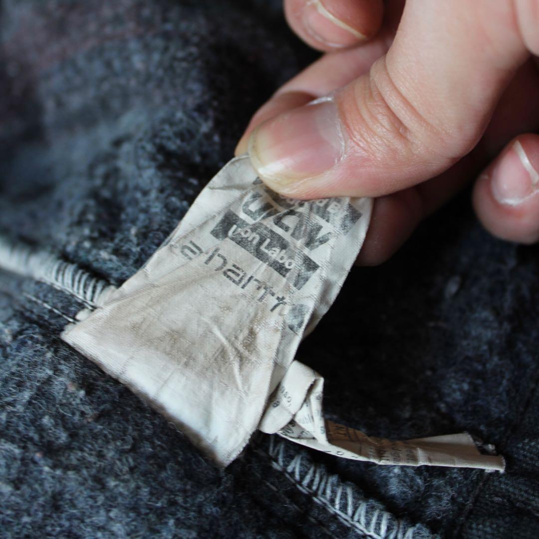 最高雰囲気 Carhartt デトロイトジャケット usa製 ブラック ハチノス