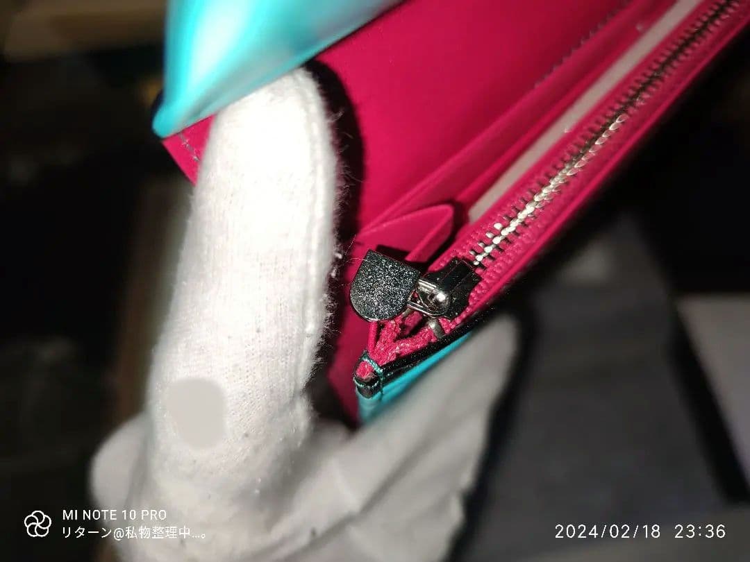 初音ミク 10周年 記念 本革 長財布 未使用 スペシャルカード付き