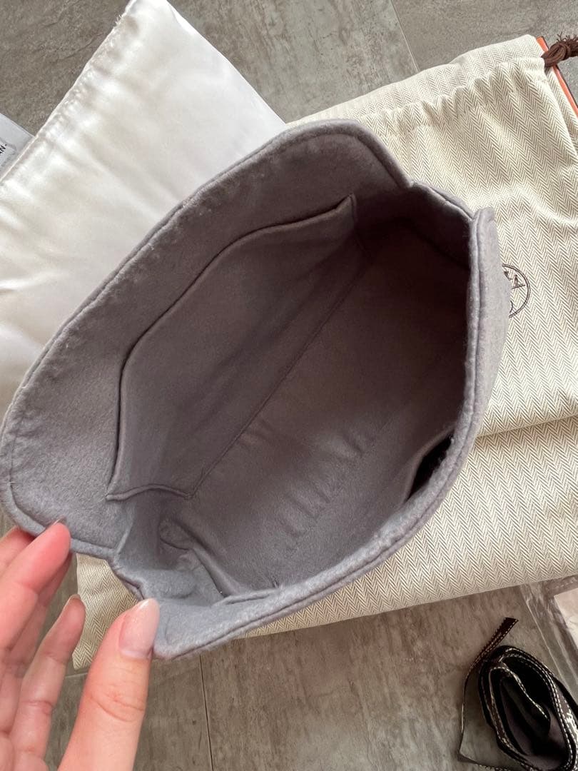 エルメス　ボリード27 ボリードミニ　エトゥープ　マカロンボリード