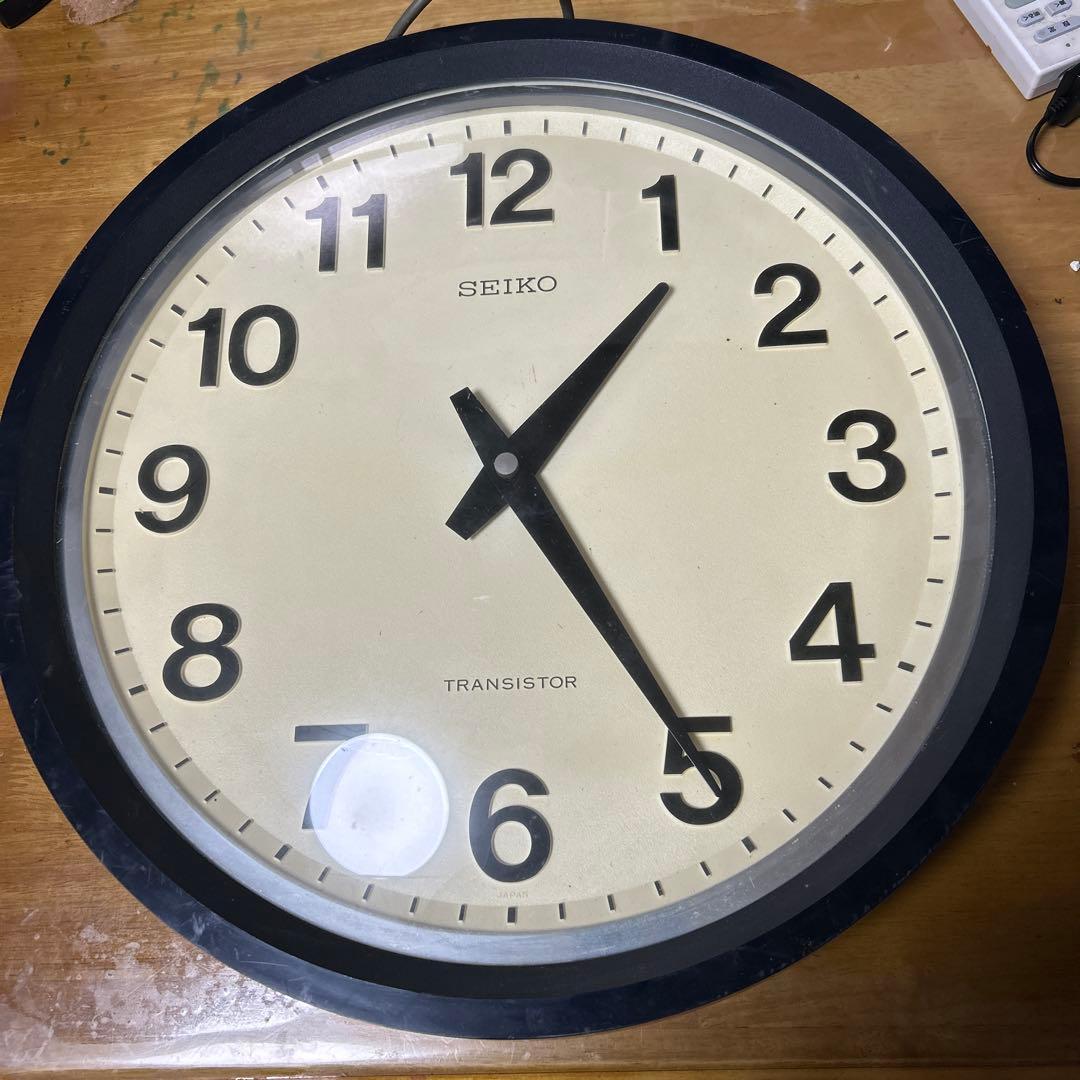 昭和レトロ SEIKO セイコー 大型 トランジスタクロック TTX-800
