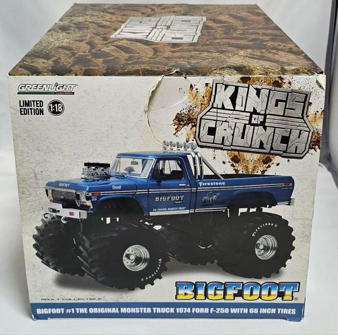 ビッグフット グリーンライト キングオブクランチ 1/18 ミニカー