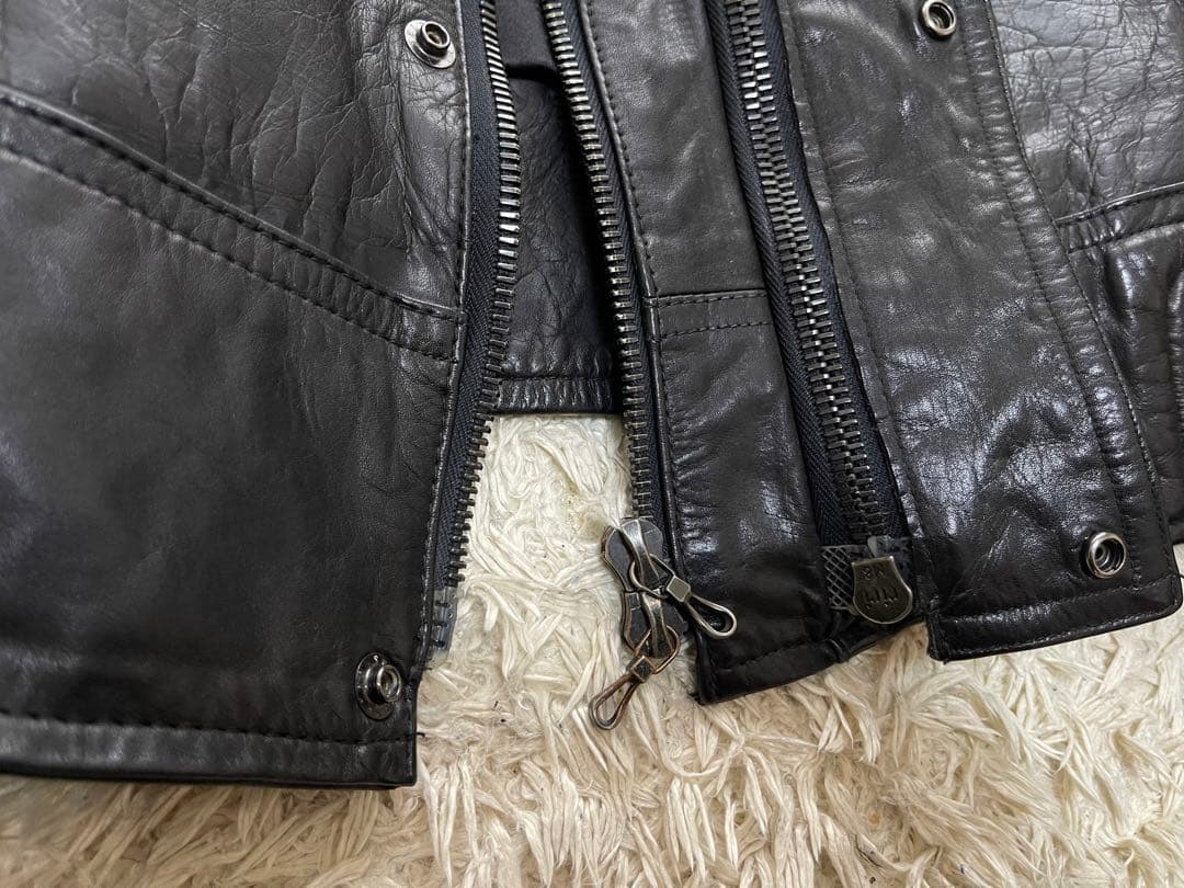 超名作・希少サイズ48】シェラック 赤西仁着 レザーライダース 有閑