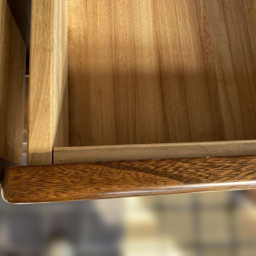 木製ブラウンチェスト 8引き出し 7段 S K - メルカリ