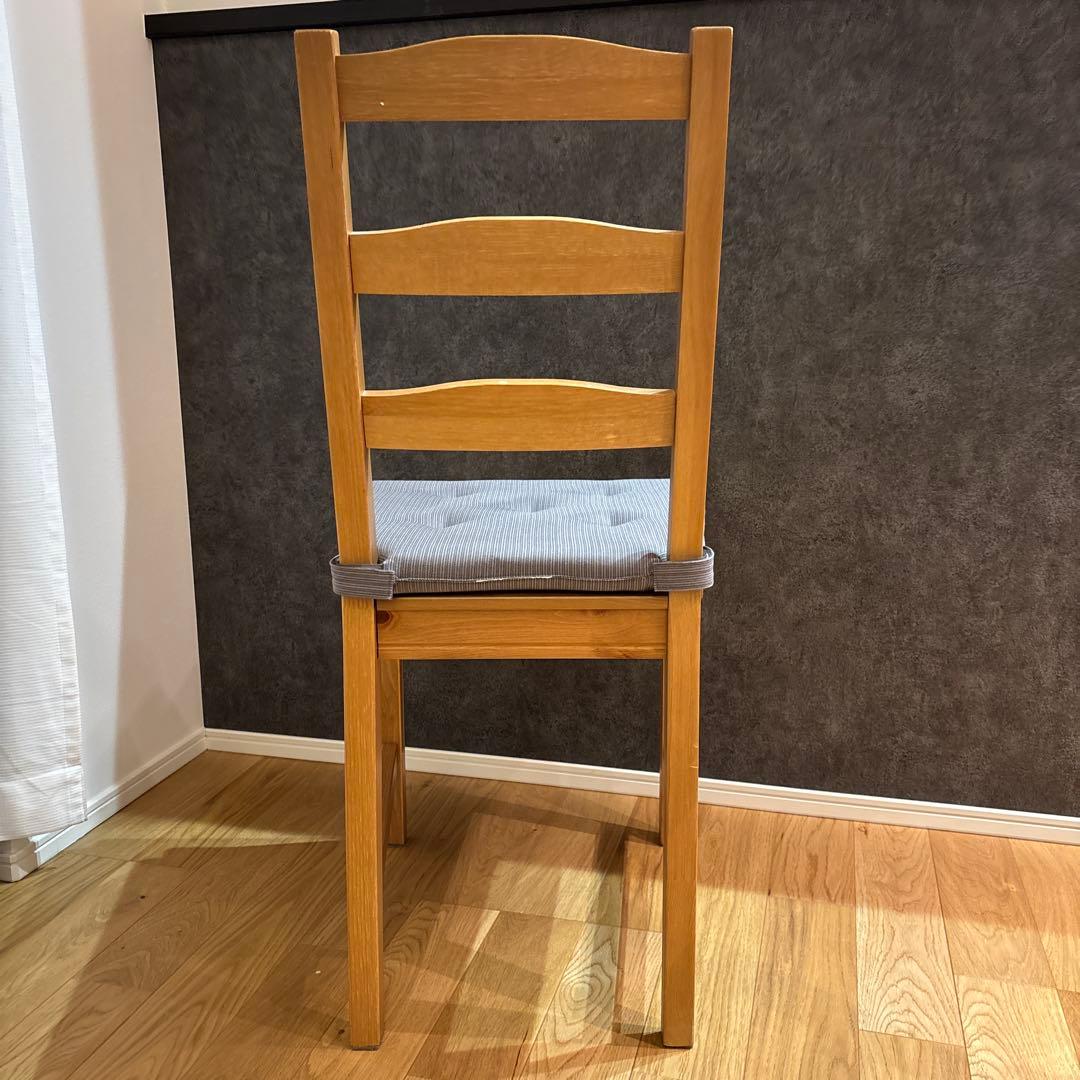 【お萩】IKEA ヨックモック　ダイニングテーブル＋椅子2脚