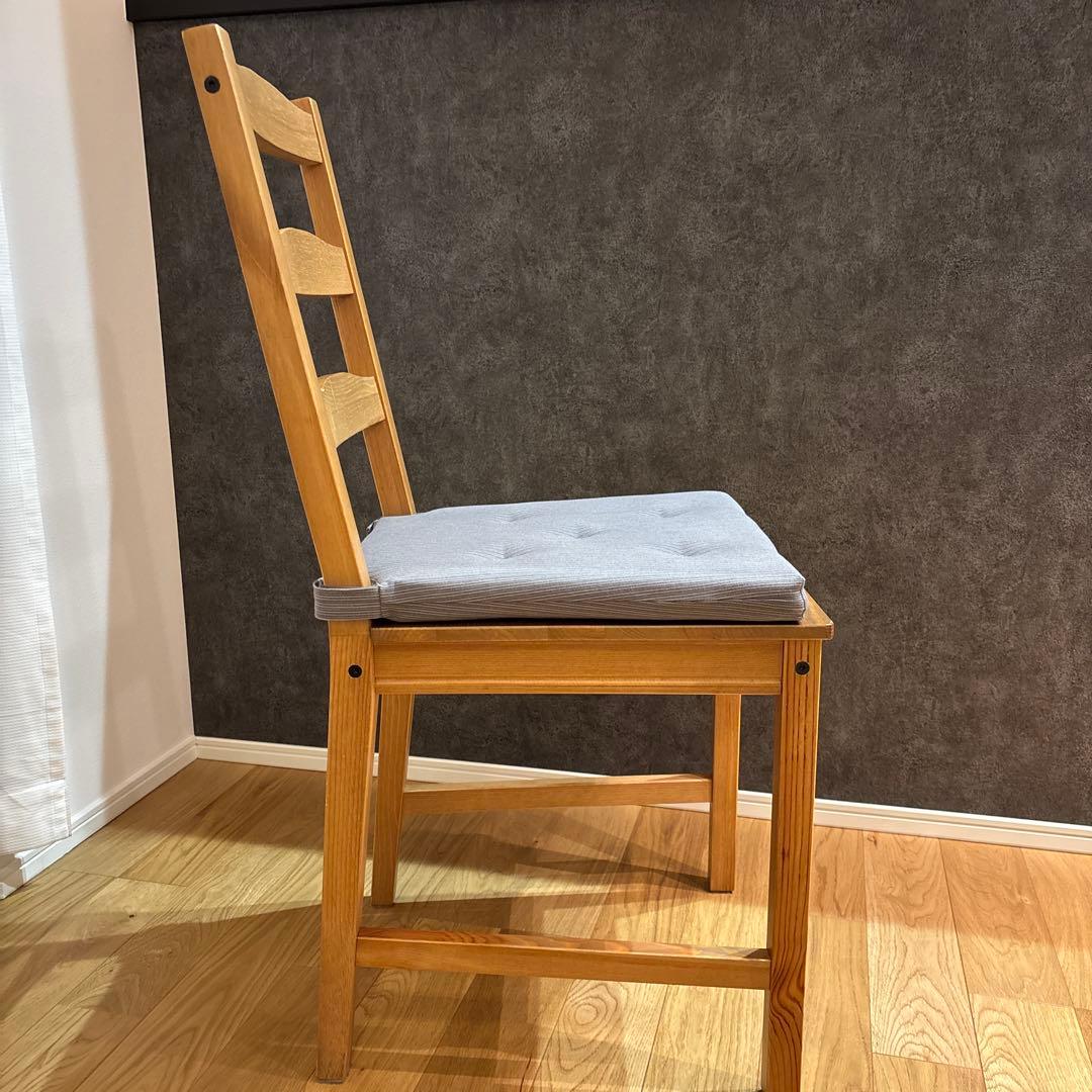 【お萩】IKEA ヨックモック　ダイニングテーブル＋椅子2脚