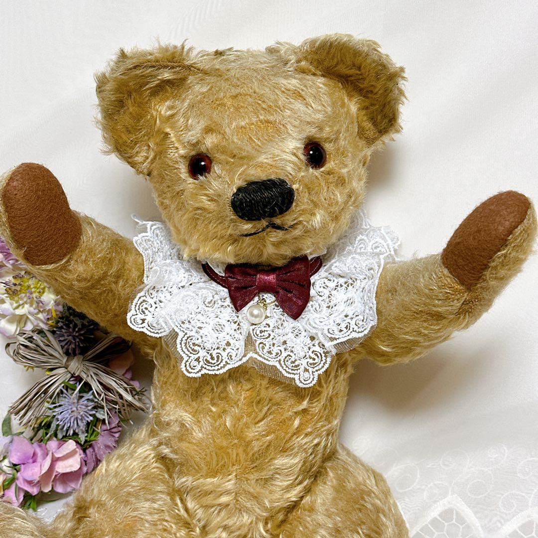 ❤️美形❤️大きめチャドバレーベア　1940's アンティークベア　テディベア