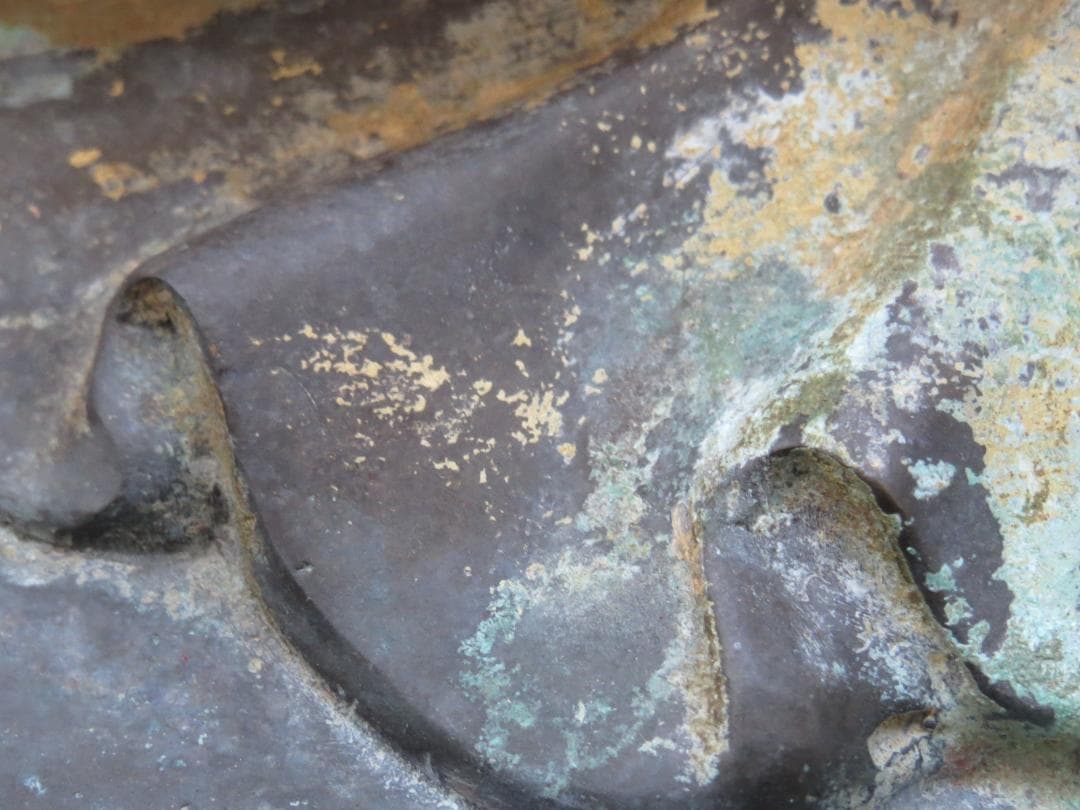 仏教美術 大明永楽年施 古銅 青銅 鍍金 座像 仏像