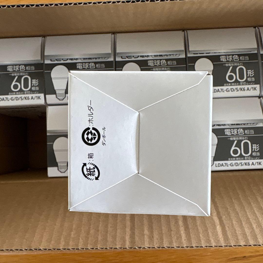 新品】PanasonicLED電球LDA7L-G/D/S/K6 A/1K10個 - メルカリ
