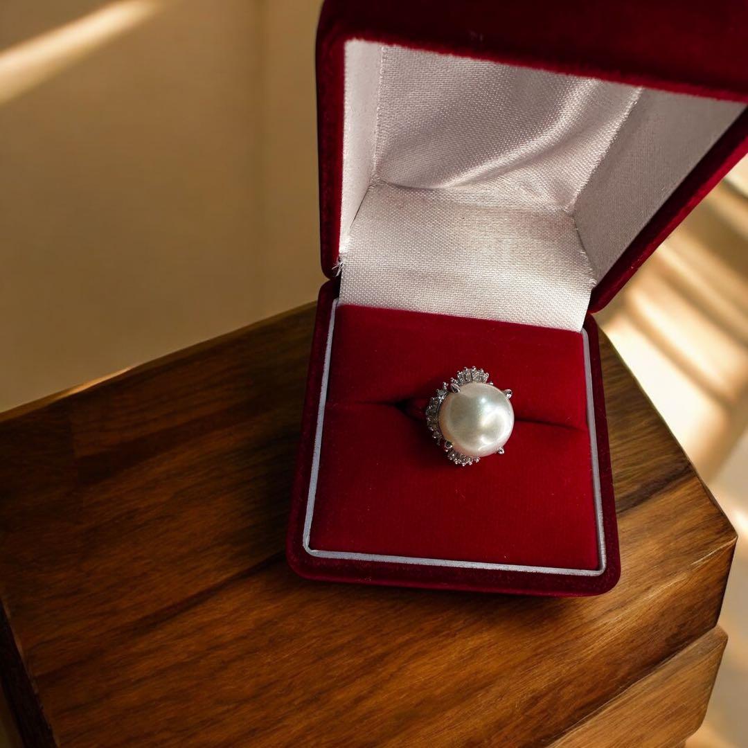 ご成約です出品取り消し前セール！白蝶真珠 プラチナ 鑑別書