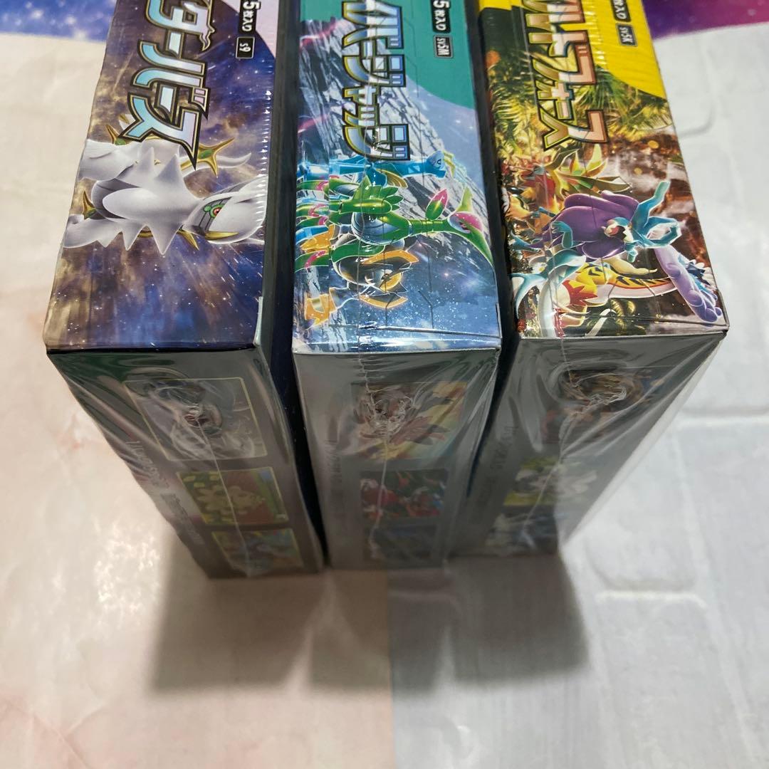 ポケモンカードゲーム　BOXシュリンク付き　3点セット