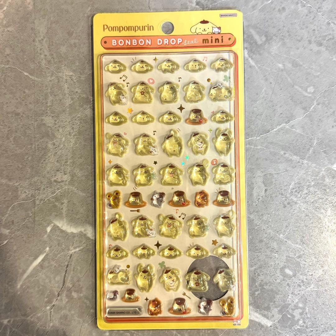 【国内正規品】サンリオ　ボンボンドロップシールmini コンプ 8種　セット