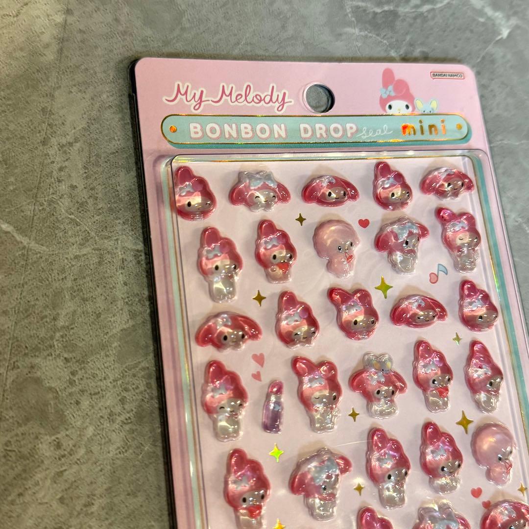 【国内正規品】サンリオ　ボンボンドロップシールmini コンプ 8種　セット